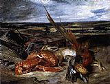 Still-Life with Lobster by Eugene Delacroix